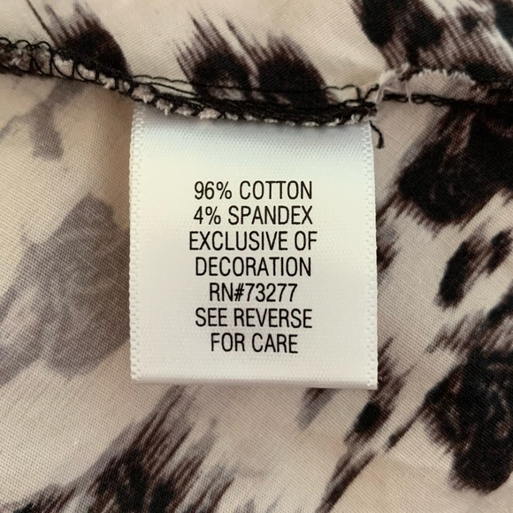 EUC Simply Vera Vera Wang Midi Length Sleeveless Watercolor Dress (Size Medium) - Picture 6 of 7